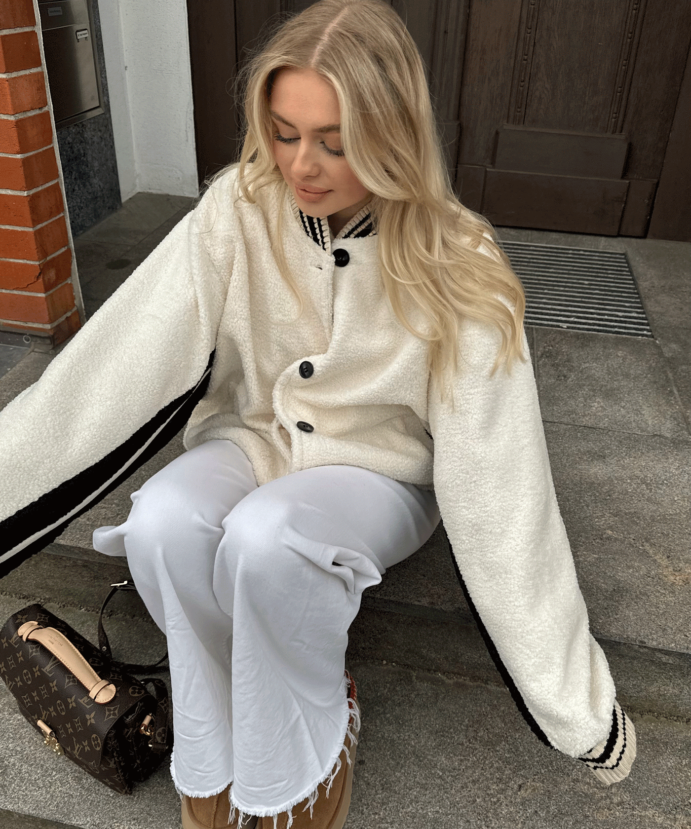 Teddyjacke New York Beige  Ladypolitan ♡   