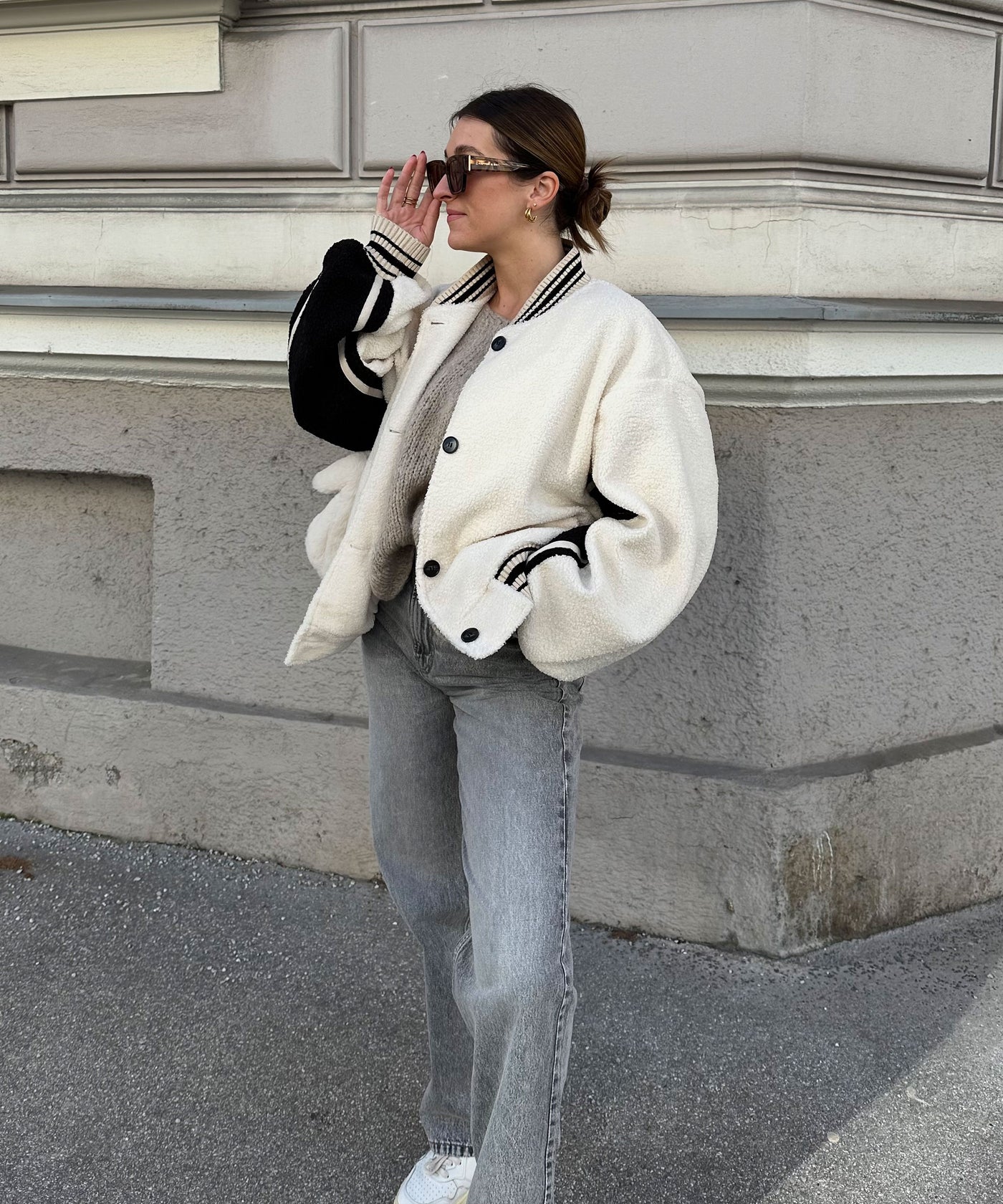 Teddyjacke New York Beige  Ladypolitan ♡   