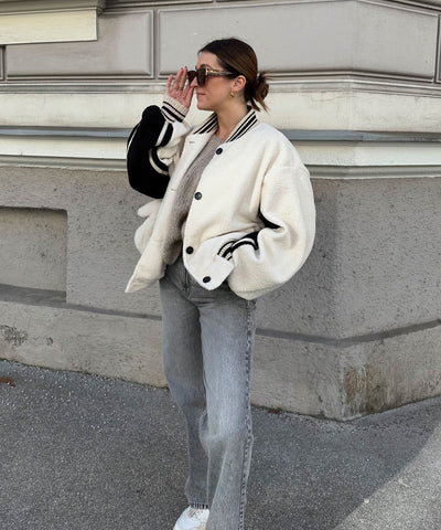 Teddyjacke New York Beige  Ladypolitan ♡   
