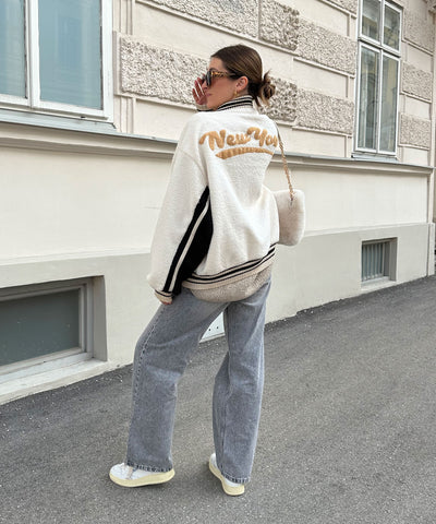 Teddyjacke New York Beige  Ladypolitan ♡   