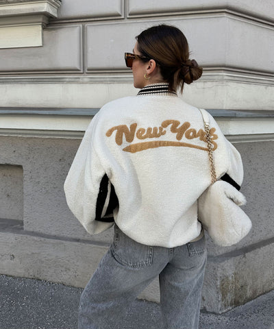 Teddyjacke New York Beige  Ladypolitan ♡   