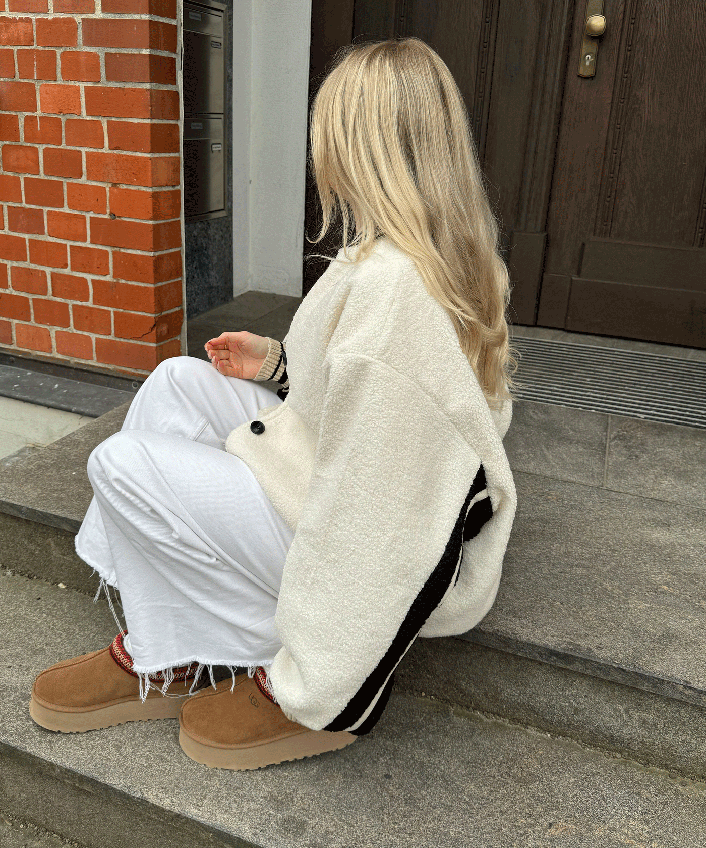 Teddyjacke New York Beige  Ladypolitan ♡   