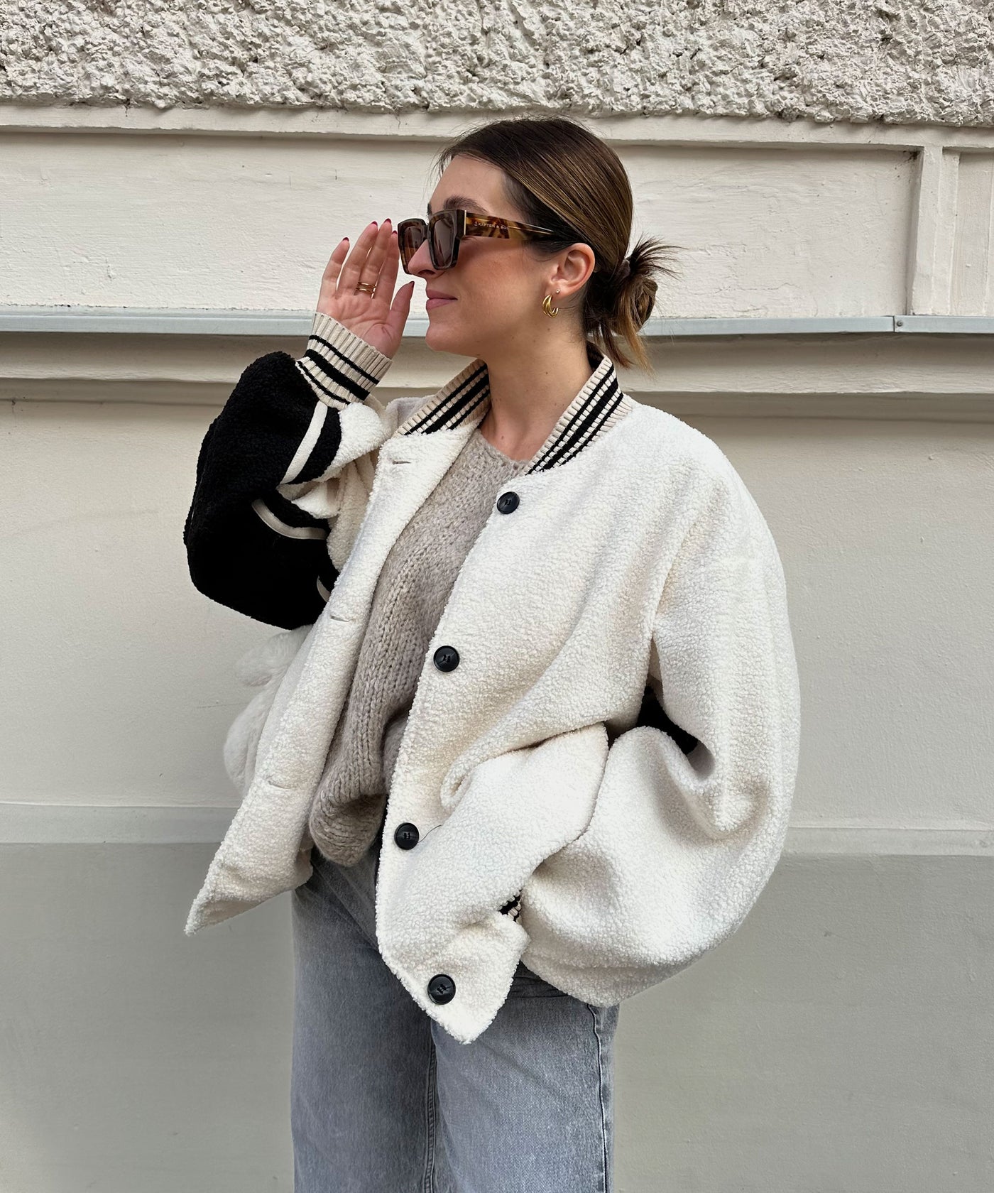 Teddyjacke New York Beige  Ladypolitan ♡   
