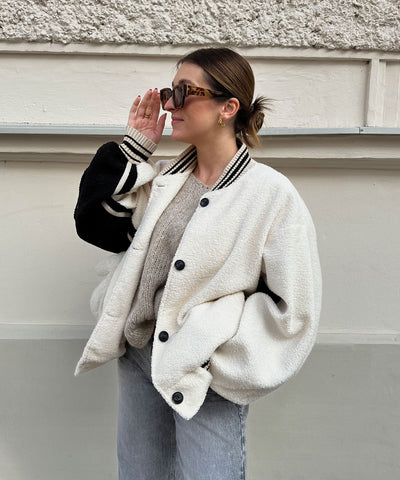 Teddyjacke New York Beige  Ladypolitan ♡   