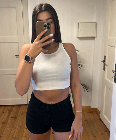 Top Chamie Weiß  Ladypolitan - Fashion Onlineshop für Damen   