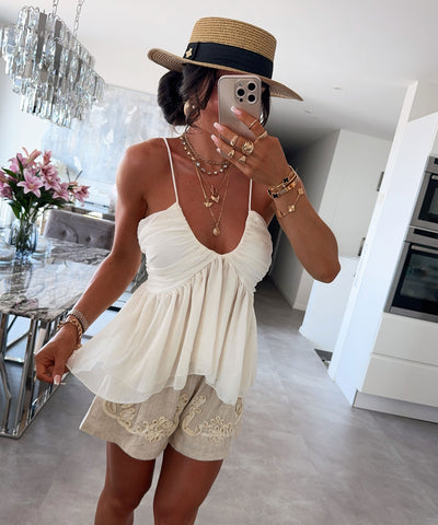 Top Lilea Cremeweiß Ladypolitan ♡
