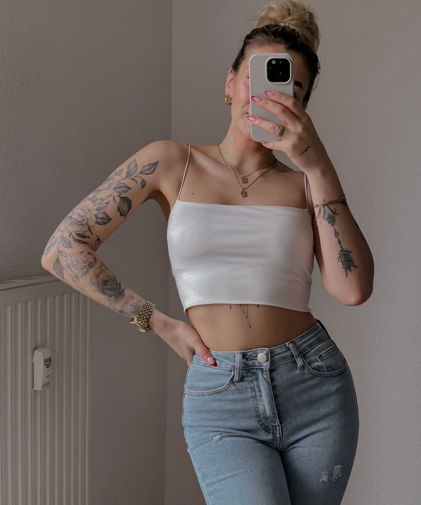 Top Valentina Weiß  Ladypolitan - Fashion Onlineshop für Damen   