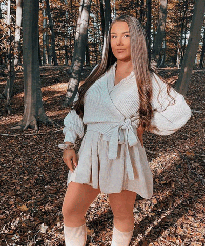 Wickel Pullover Beige  Ladypolitan - Fashion Onlineshop für Damen   
