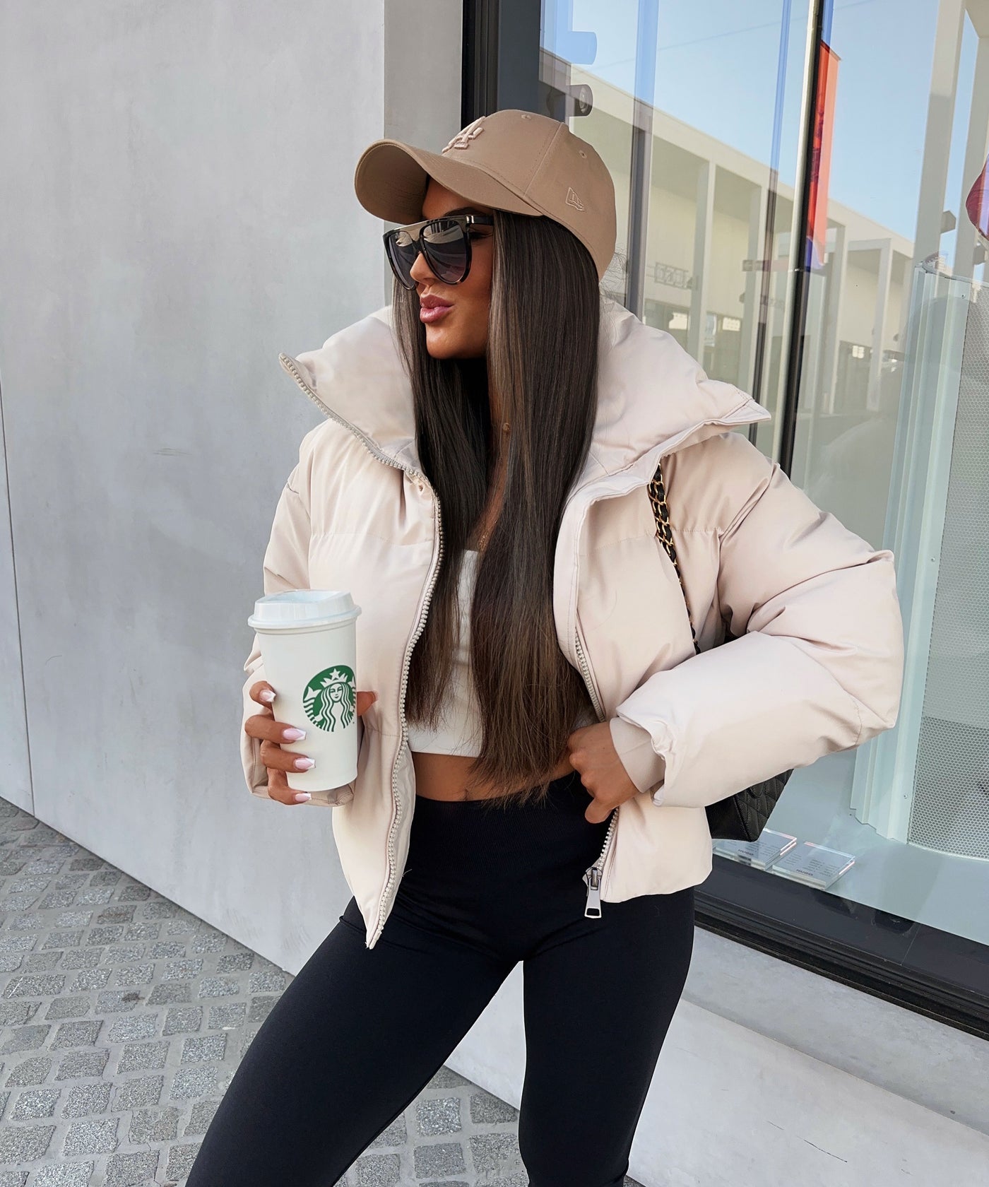 Winterjacke Iris Hellbeige  Ladypolitan ♡   