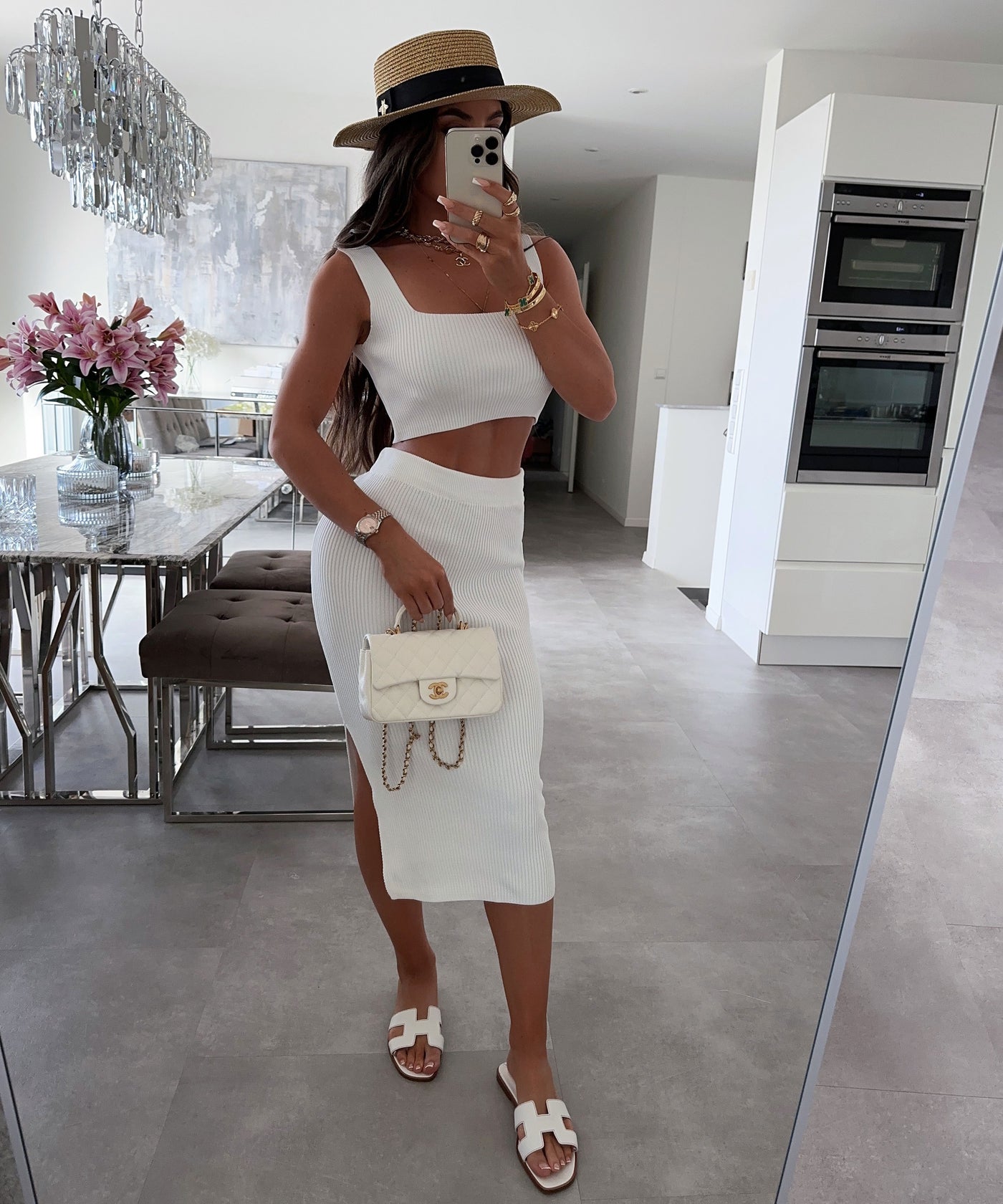 Zweiteiler Ashy Weiß  Ladypolitan ♡   