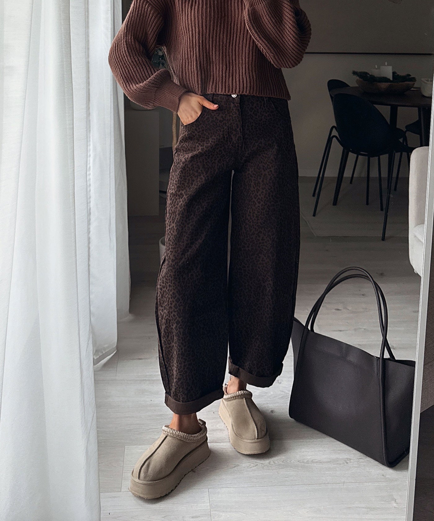 Stretch Balloon Jeans Aleno Leo Braun Ladypolitan ♡