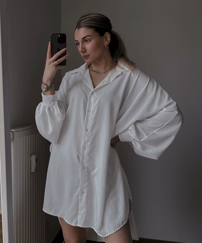 Oversized blouse Alina White