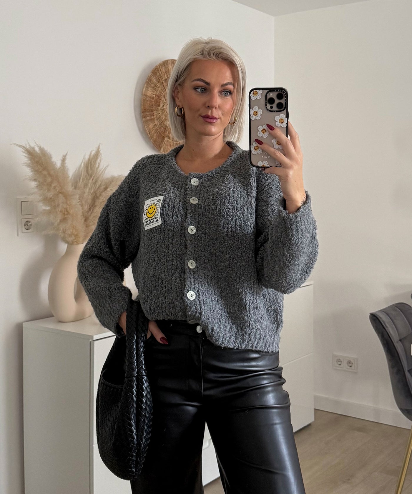 Boucle Cardigan Lalya Grau