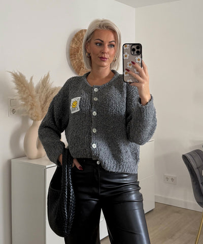 Boucle Cardigan Lalya Grau