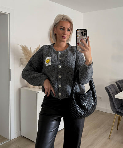 Boucle Cardigan Lalya Grau