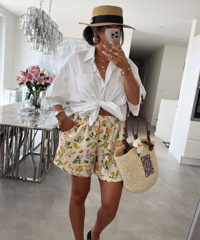 Shorts Mia Limo Weiß Ladypolitan ♡