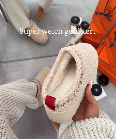 Teddy Slipper Zia Weiß  Ladypolitan ♡   