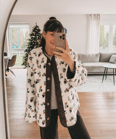 Teddyfell Jacke Bluma Beige