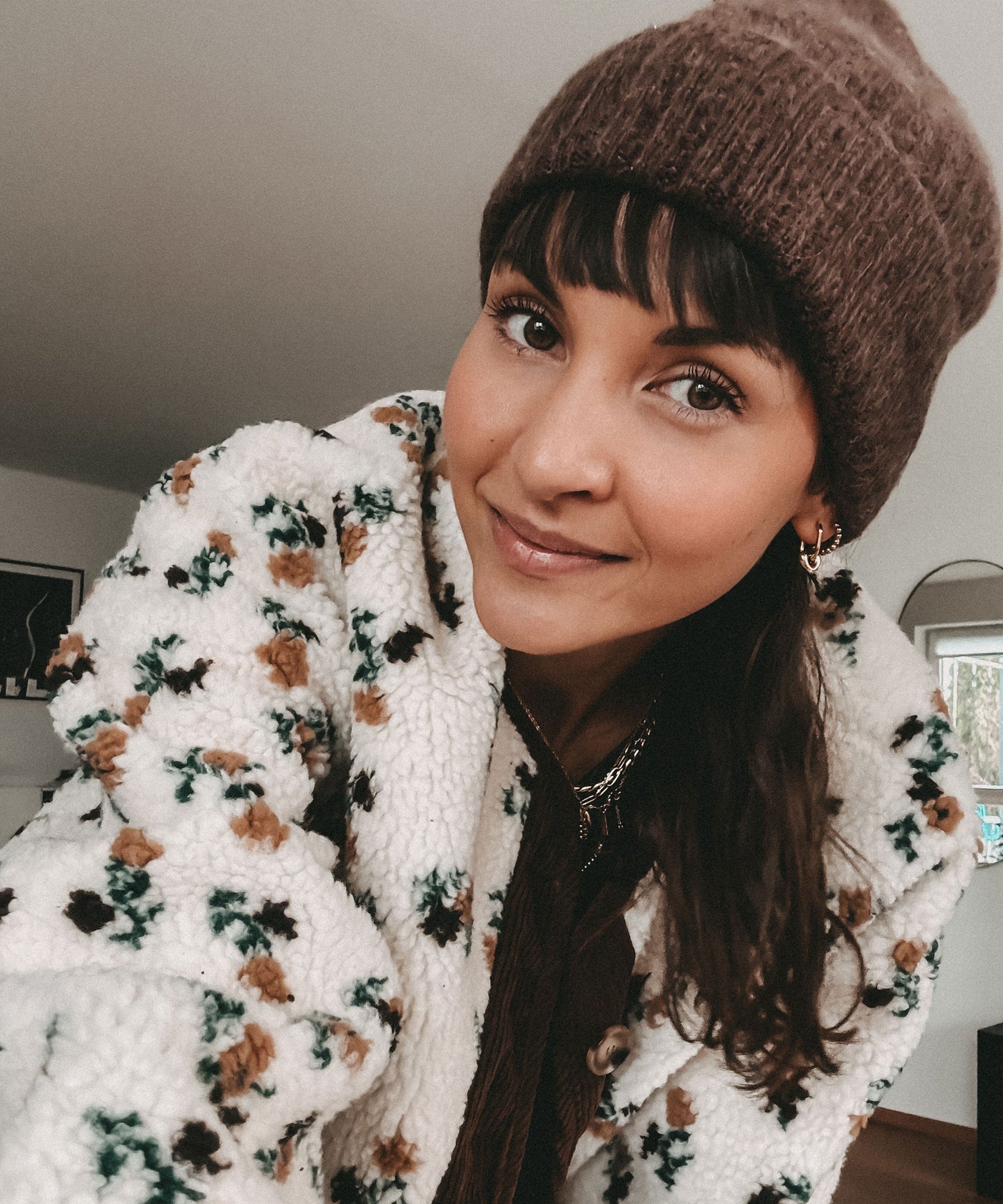 Teddyfell Jacke Bluma Beige