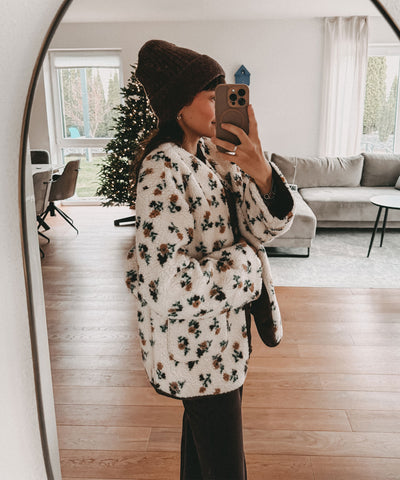 Teddyfell Jacke Bluma Beige