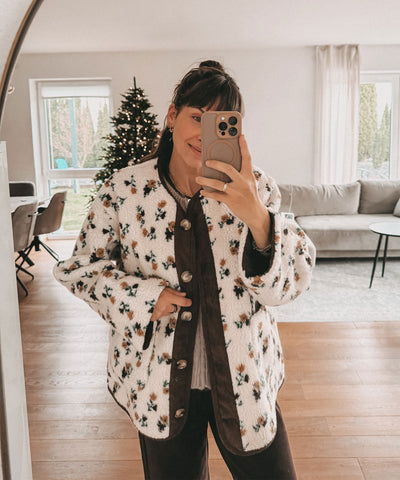 Teddyfell Jacke Bluma Beige