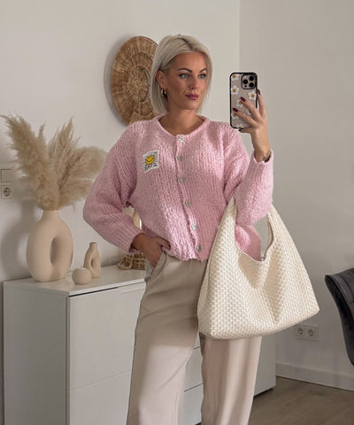 Boucle Cardigan Lalya Rosa