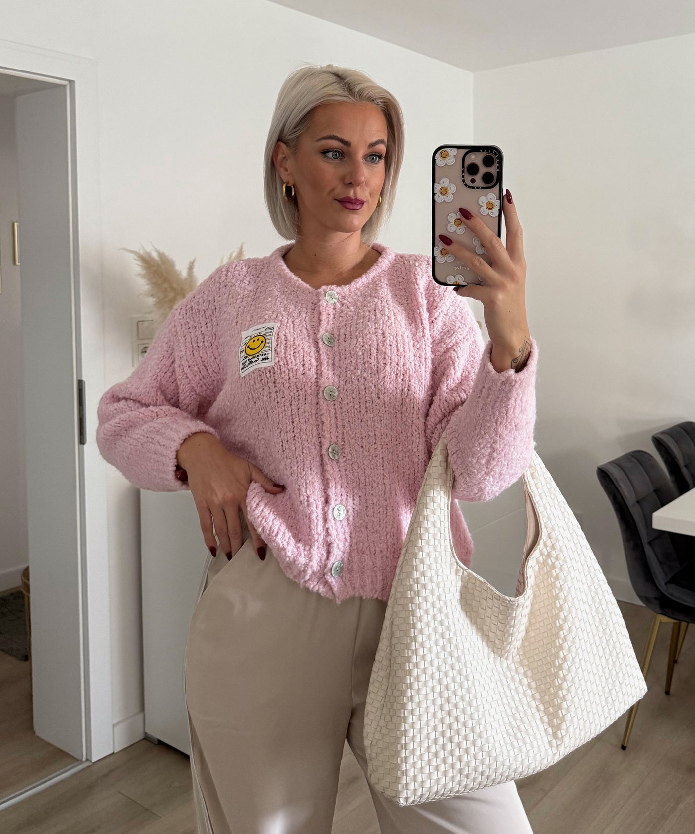 Boucle Cardigan Lalya Rosa