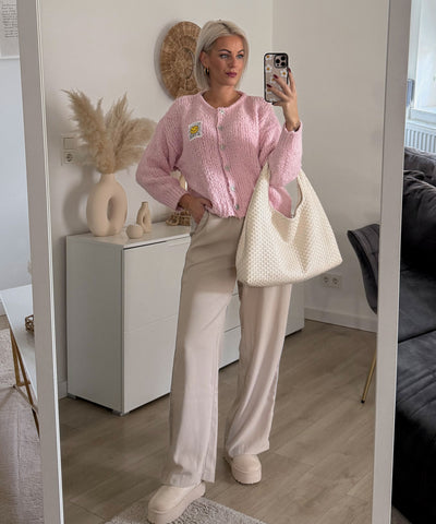 Boucle Cardigan Lalya Rosa