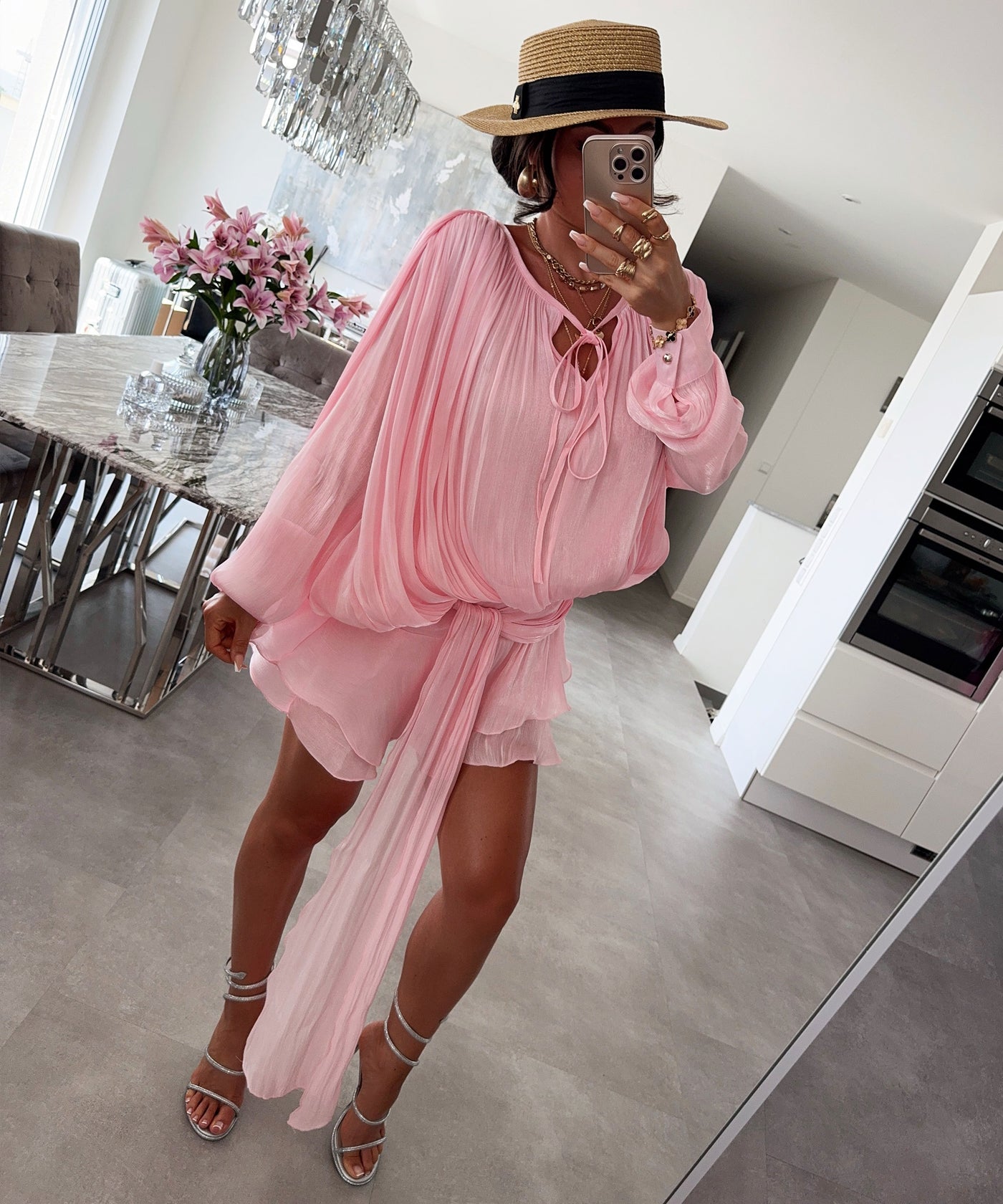 Mini Kleid Laisa Rosa Ladypolitan ♡
