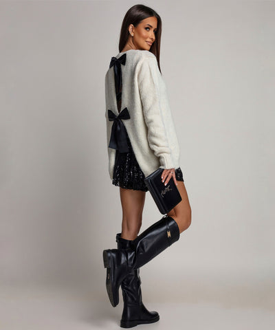 Pailletten Hosenrock Gabby Schwarz