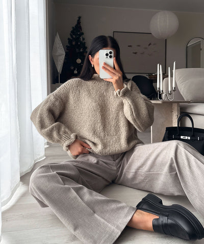 Pullover Caja Taupe Ladypolitan ♡