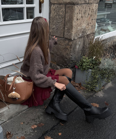 Pullover Caja Dunkelbraun