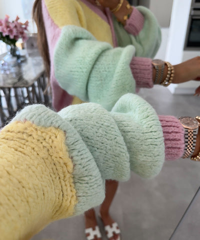 Strickjacke Jasmina Gelb  Ladypolitan ♡   