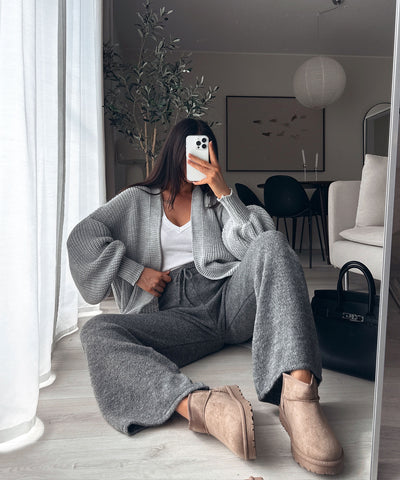 Cardigan Leilani Kurz Hellgrau Ladypolitan - Fashion Onlineshop für Damen