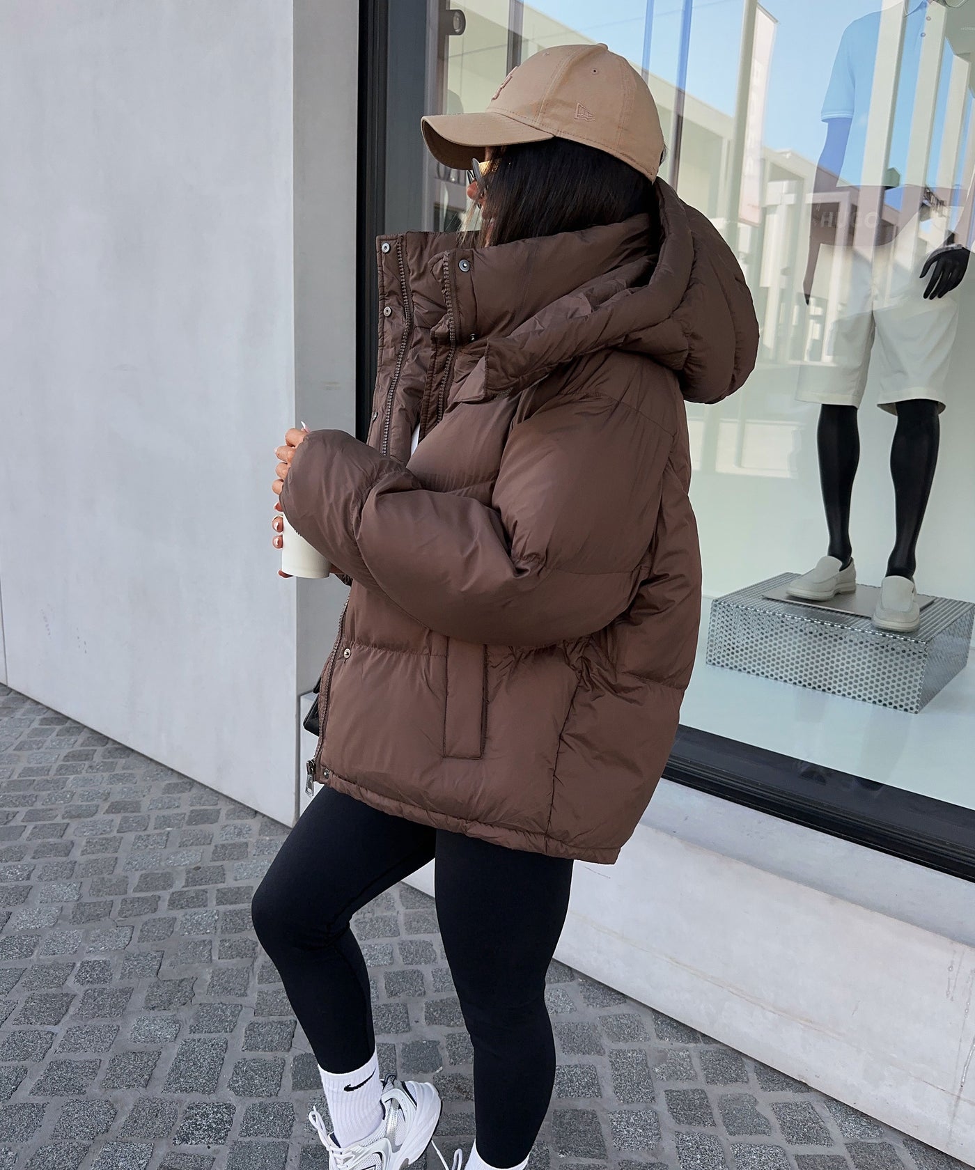 Pufferjacke Fina Braun Ladypolitan ♡