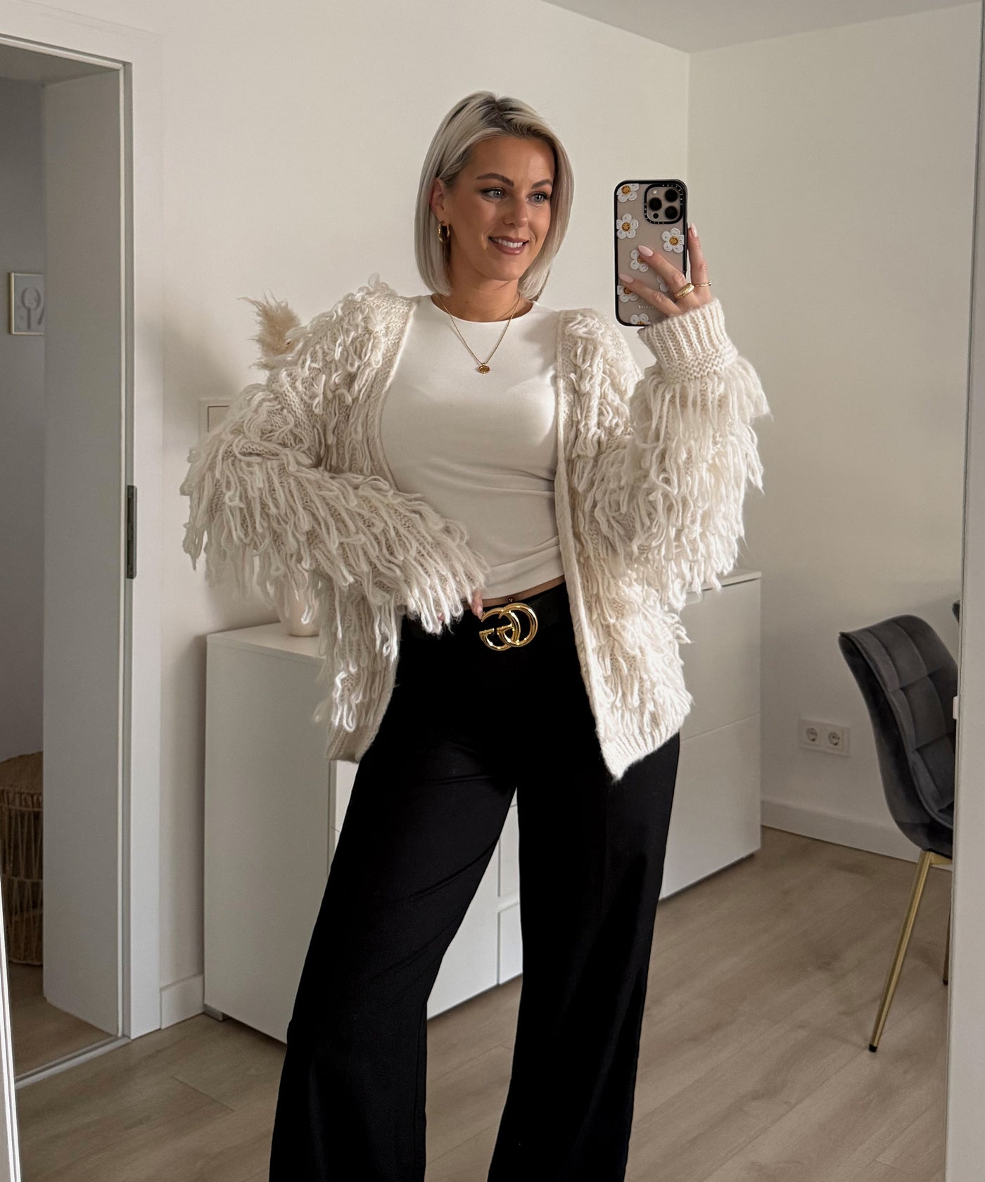 Cardigan Deria Beige