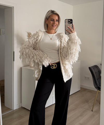 Cardigan Deria Beige