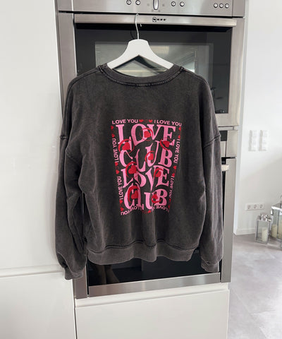 Pullover Love Club Dunkelgrau  Ladypolitan ♡   