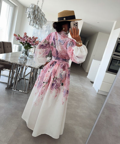 Maxi Kleid Orlia Rosa Ladypolitan ♡