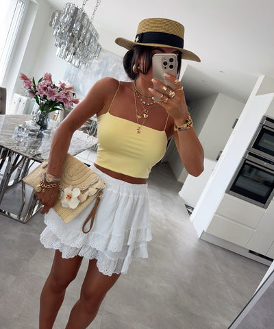 Top Valentina Gelb Ladypolitan - Fashion Onlineshop für Damen