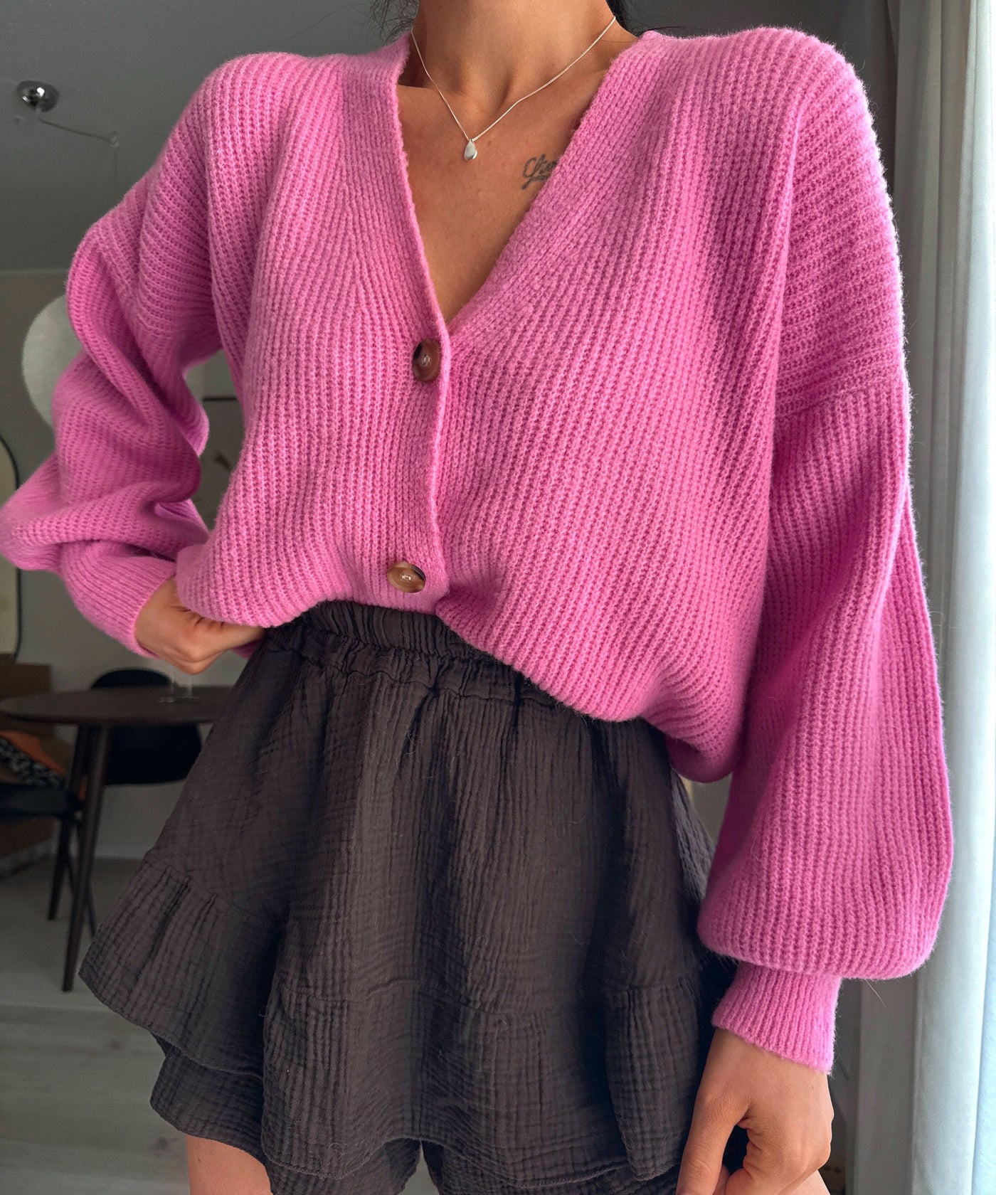 Jäckchen Jade Fuchsia Pink Ladypolitan - Fashion Onlineshop für Damen