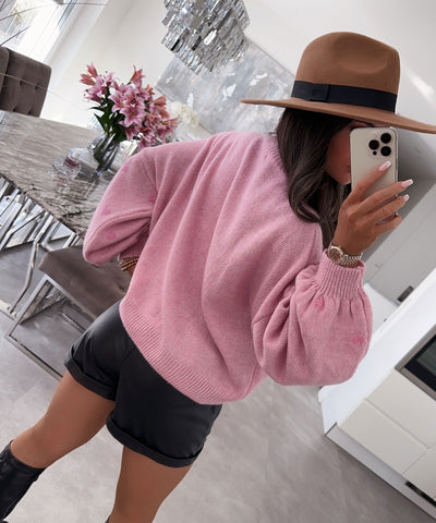 Oversize sweater Joslin pink