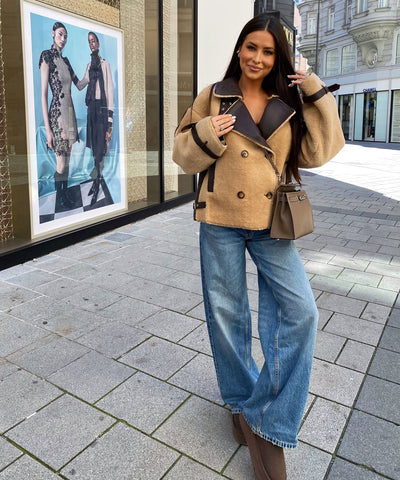 Teddy Fell Jacke Ella Camel