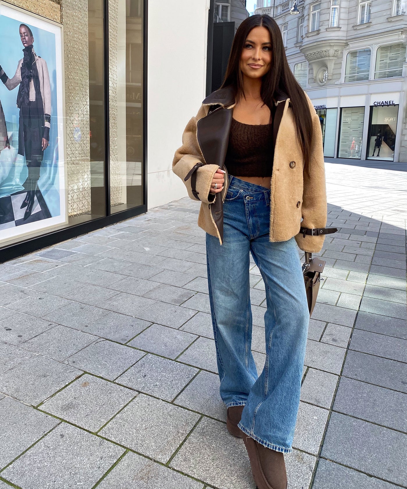 Teddy Fell Jacke Ella Camel