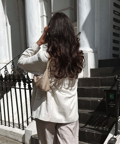 Leinenblazer Elanda Beige Ladypolitan ♡