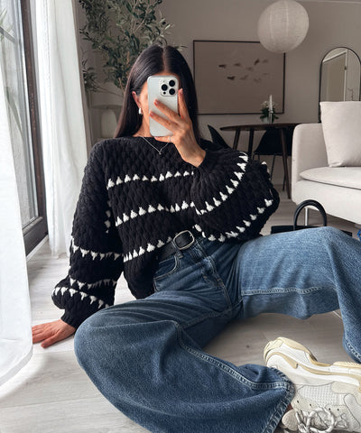Pullover Jori Schwarz Ladypolitan ♡