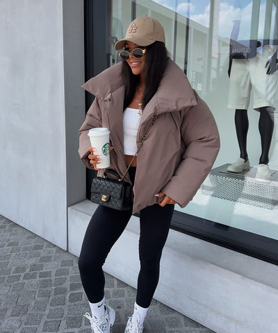 Jacke Vena Taupe Ladypolitan ♡