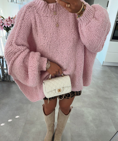 Oversize Boucle Pullover Billa Rosa  Ladypolitan ♡   