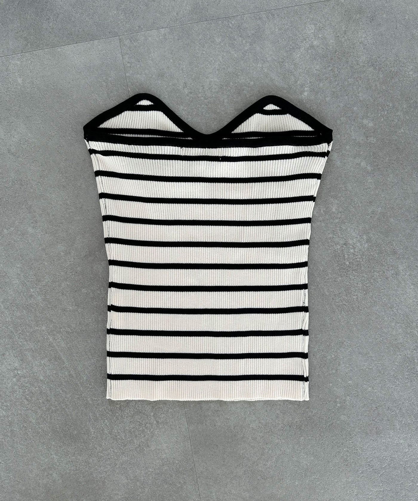 Bandeau Top Aurelie Black White