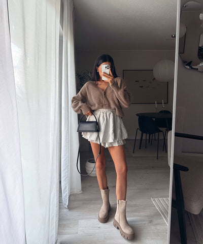 Musselin Hosenrock Alexis Beige Ladypolitan ♡